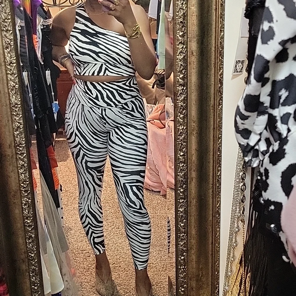 💥 NWOT Beautiful Zebra Print Set 💥 - Picture 17 of 17